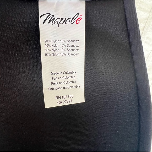 NWT Mapale Multipurpose Wrap Bikini Top in Black, M - Picture 11 of 16